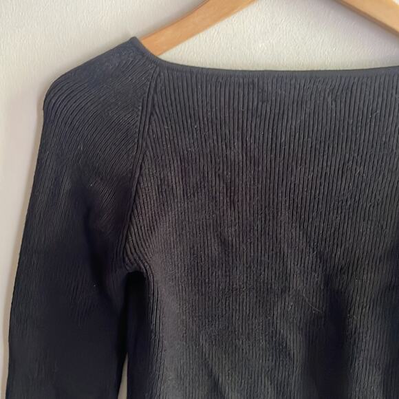 OAK + FORT SWEETHEART NECKLINE TOP - Picture 11 of 15